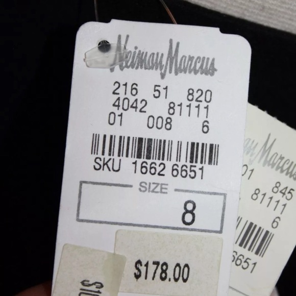 NWT $297 Robert Rodriguez Black Cocktail Dress Size 8 Neiman Marcus One Shoulder - Picture 3 of 5